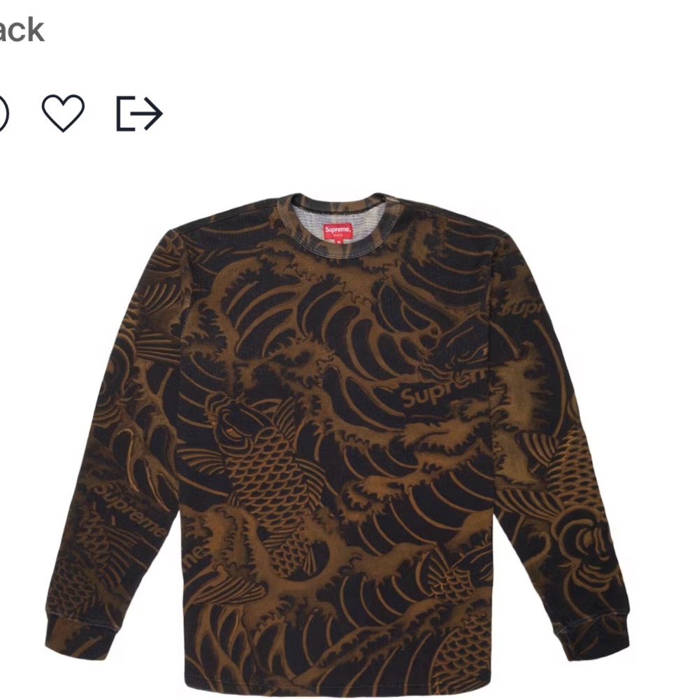 Supreme Koi sweatshirt